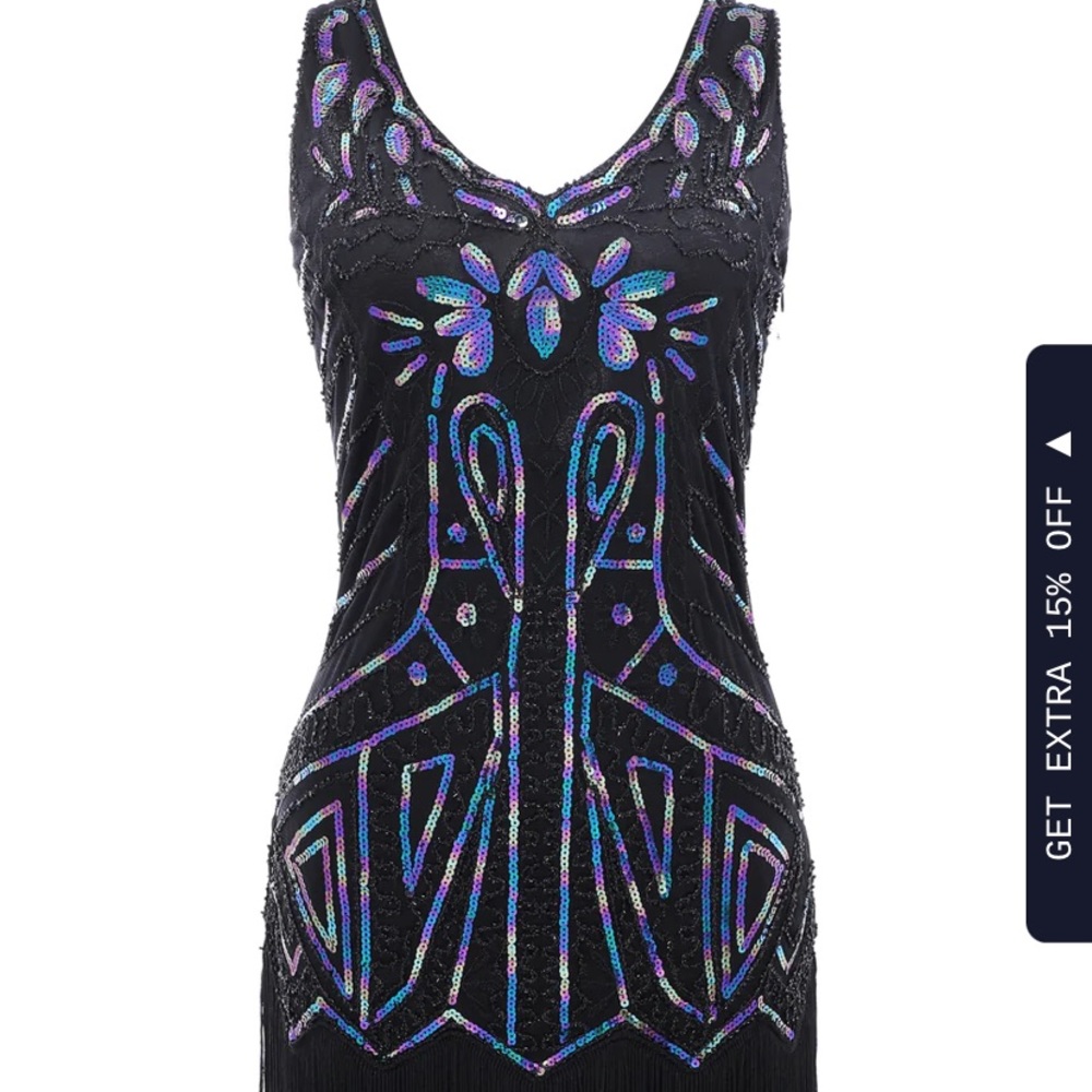 Art Deco Flapper Dress